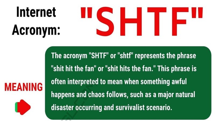 What Is Bad Enough to Cause SHTF?